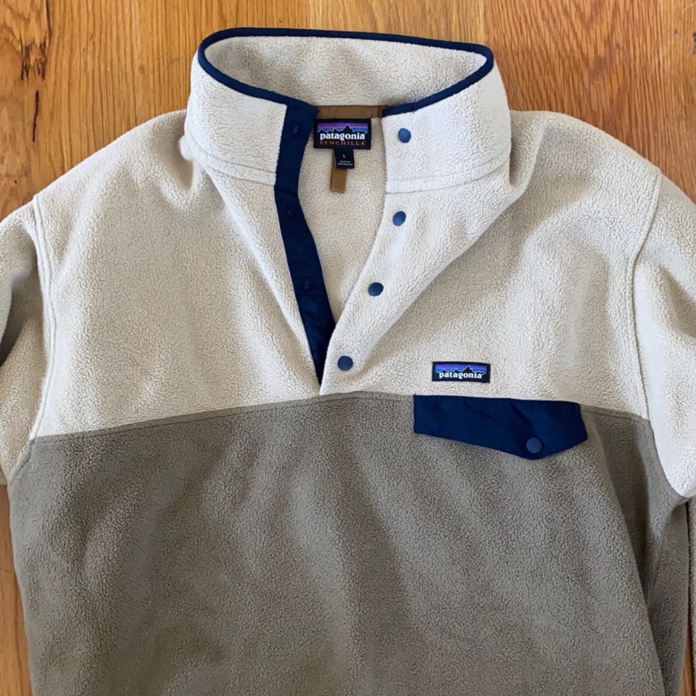 Patagonia synchilla fleece pullover